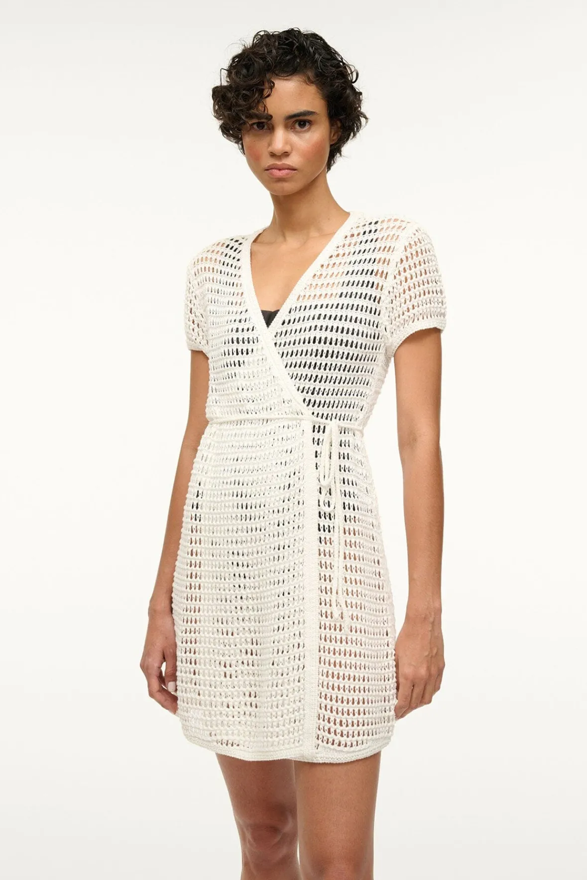 Cover-Ups<STAUD SPRITZ COVERUP DRESS IVORY
