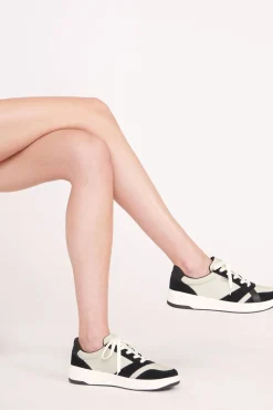 Sneakers|Keds + STAUD<STAUD + KEDS THE COURT SNEAKER  BLACK CREAM BLACKCREAM
