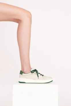 Keds + STAUD|Sneakers<STAUD + KEDS THE COURT SNEAKER  CREAM GREEN CREAMGREEN