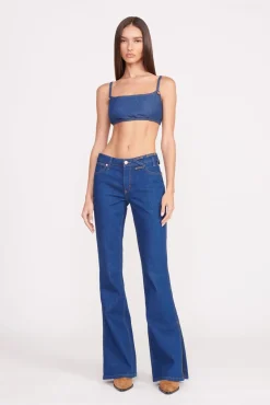 Denim|STAUD + Wrangler<STAUD + WRANGLER THE BIKINI JEAN  DARK RINSE DARKRINSE