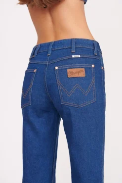 Denim|STAUD + Wrangler<STAUD + WRANGLER THE BIKINI JEAN DARK RINSE DARKRINSE