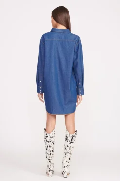 Denim|STAUD + Wrangler<STAUD + WRANGLER THE OVERSIZED WESTERN  DARK RINSE DARKRINSE