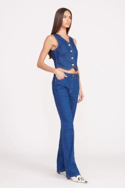 Tops|Denim<STAUD + WRANGLER THE VEST  DARK RINSE DARKRINSE