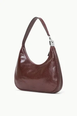 Shoulder<STAUD SYLVIE SHOULDER BAG MAHOGANY