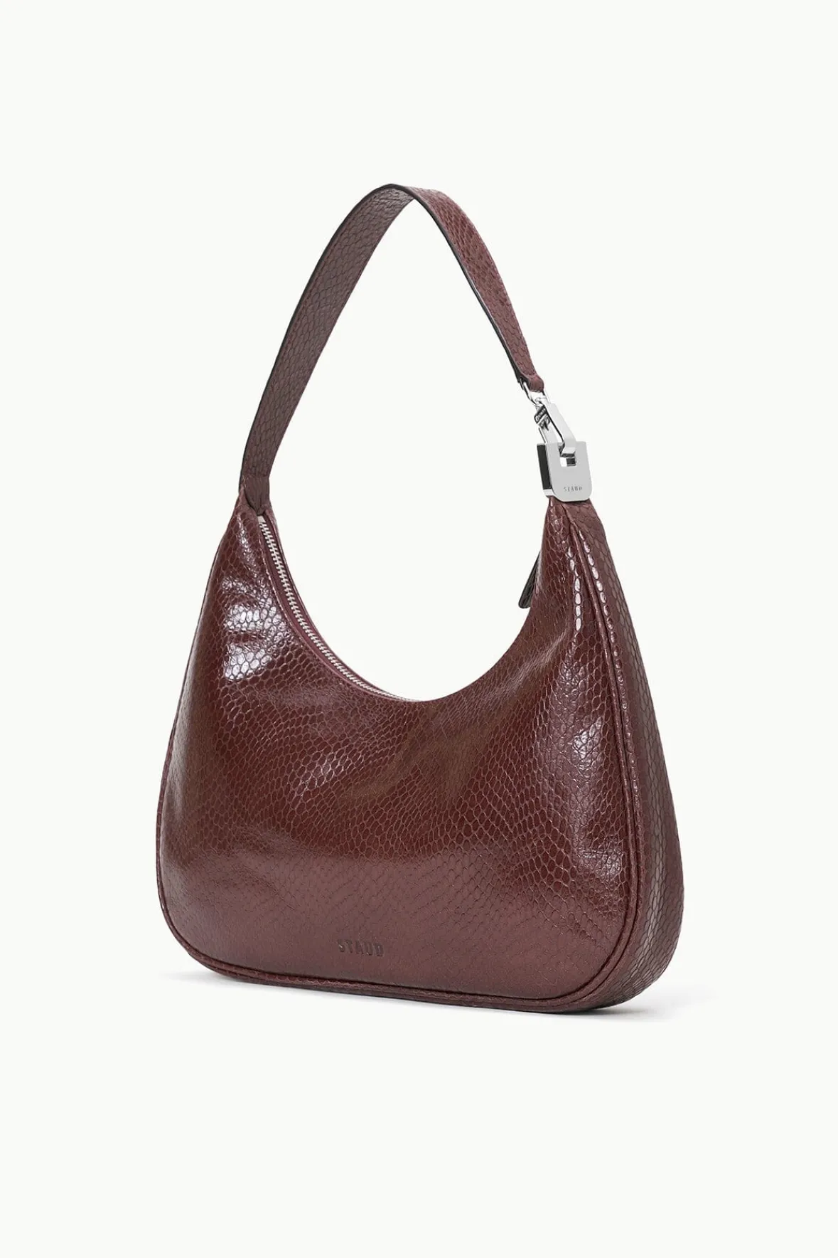 Shoulder<STAUD SYLVIE SHOULDER BAG MAHOGANY