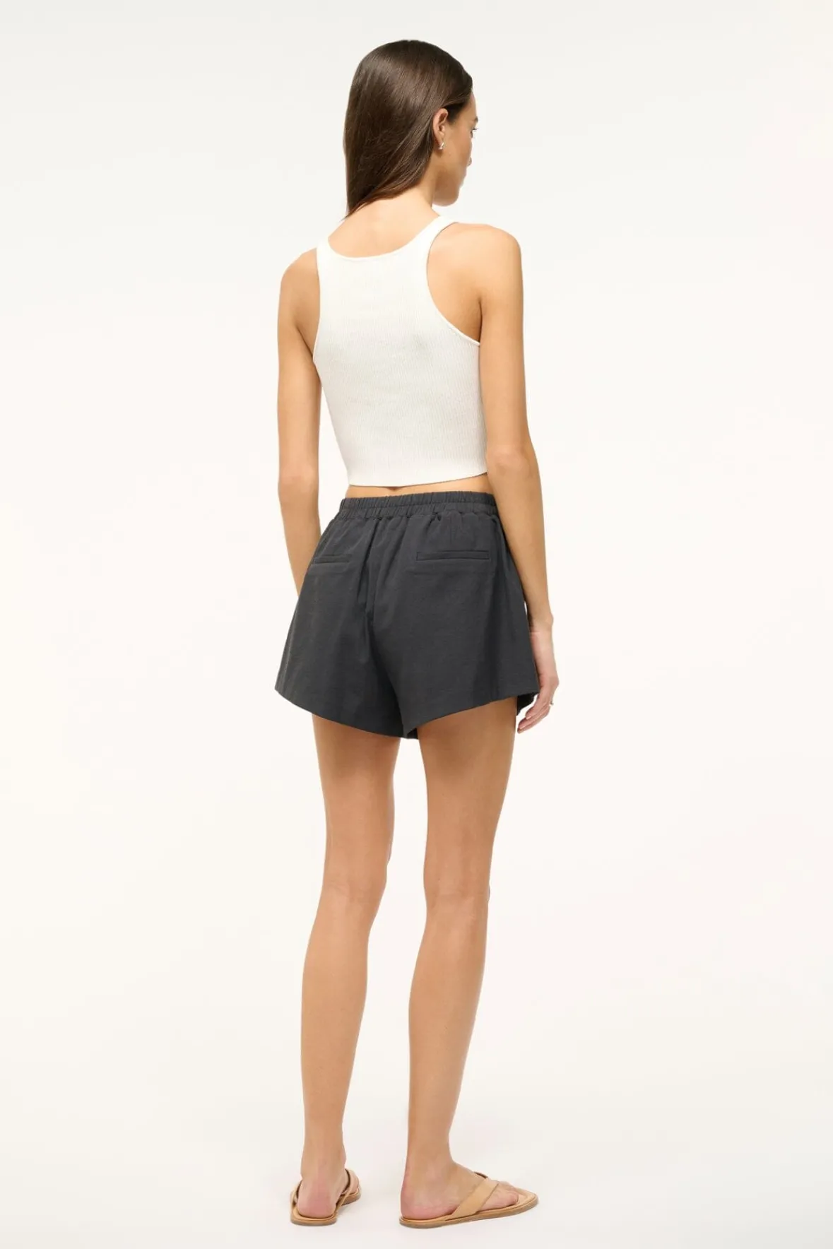 Pants & Shorts<STAUD TAURUS SHORT BLACK