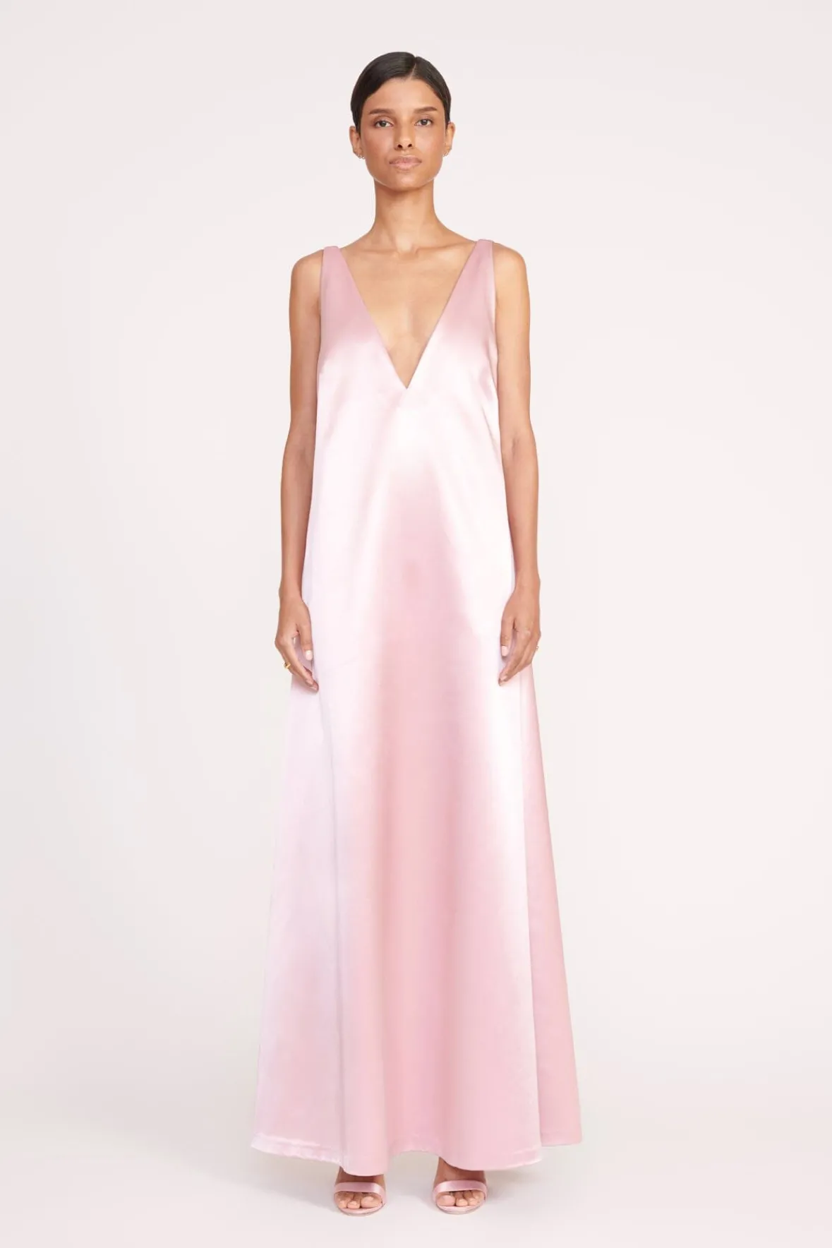 Dresses<STAUD TEAGAN DRESS CHERRY BLOSSOM CHERRYBLOSSOM