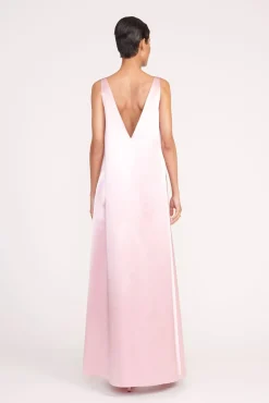 Dresses<STAUD TEAGAN DRESS CHERRY BLOSSOM CHERRYBLOSSOM