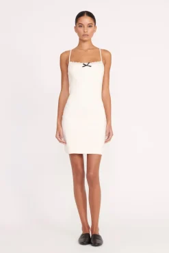 Dresses<STAUD TESSA DRESS   IVORY