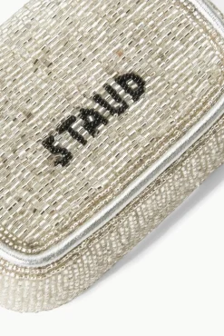 Beaded|Tommy<STAUD TINY TOMMY BEADED CROSSBODY  DIAMOND ROSE DIAMONDROSE