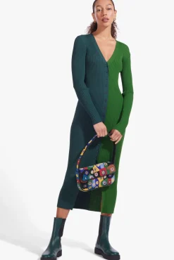 Beaded|Tommy<STAUD TOMMY BEADED BAG  BLACK MILLEFIORI BLACKMILLEFIORI