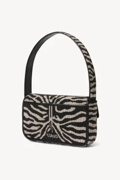 Beaded|Tommy<STAUD TOMMY BEADED BAG BLACK WHITE BLACKWHITE
