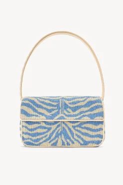 Beaded|Tommy<STAUD TOMMY BEADED BAG  LIGHT BLUE CREAM LIGHTBLUECREAM