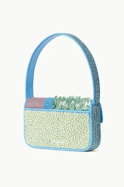 Beaded|Tommy<STAUD TOMMY BEADED BAG  PATCHWORK SHERBET PATCHWORKSHERBET