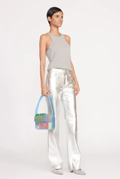 Beaded|Tommy<STAUD TOMMY BEADED BAG  PATCHWORK SHERBET PATCHWORKSHERBET
