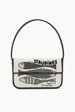 Shoulder|Tommy<STAUD TOMMY BEADED BAG  INES CREAM STAUDINESCREAM