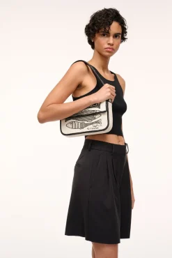 Shoulder|Tommy<STAUD TOMMY BEADED BAG  INES CREAM STAUDINESCREAM