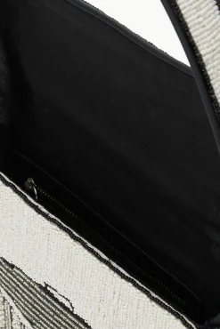 Shoulder|Tommy<STAUD TOMMY BEADED BAG  INES CREAM STAUDINESCREAM