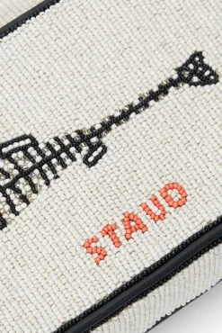 Shoulder|Tommy<STAUD TOMMY BEADED BAG  INES CREAM STAUDINESCREAM
