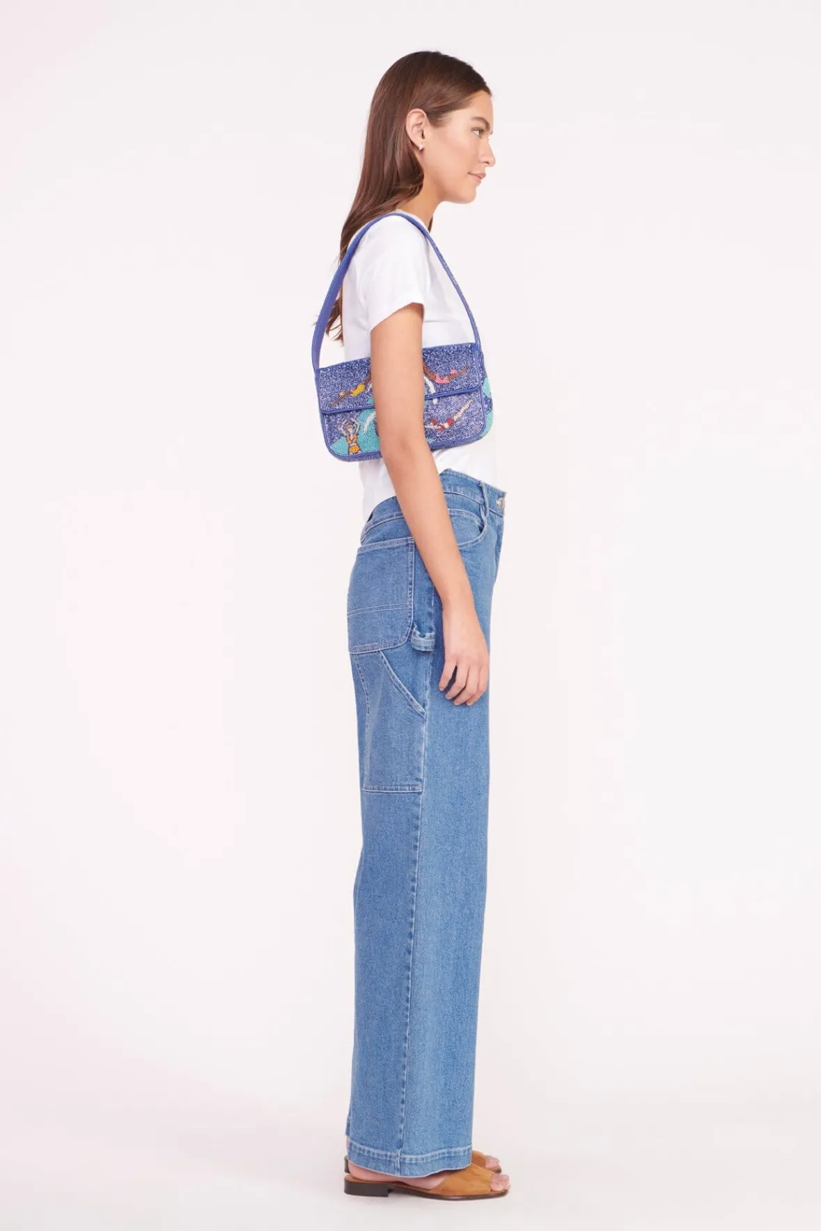 Beaded|Tommy<STAUD TOMMY BEADED BAG SWIMMERS
