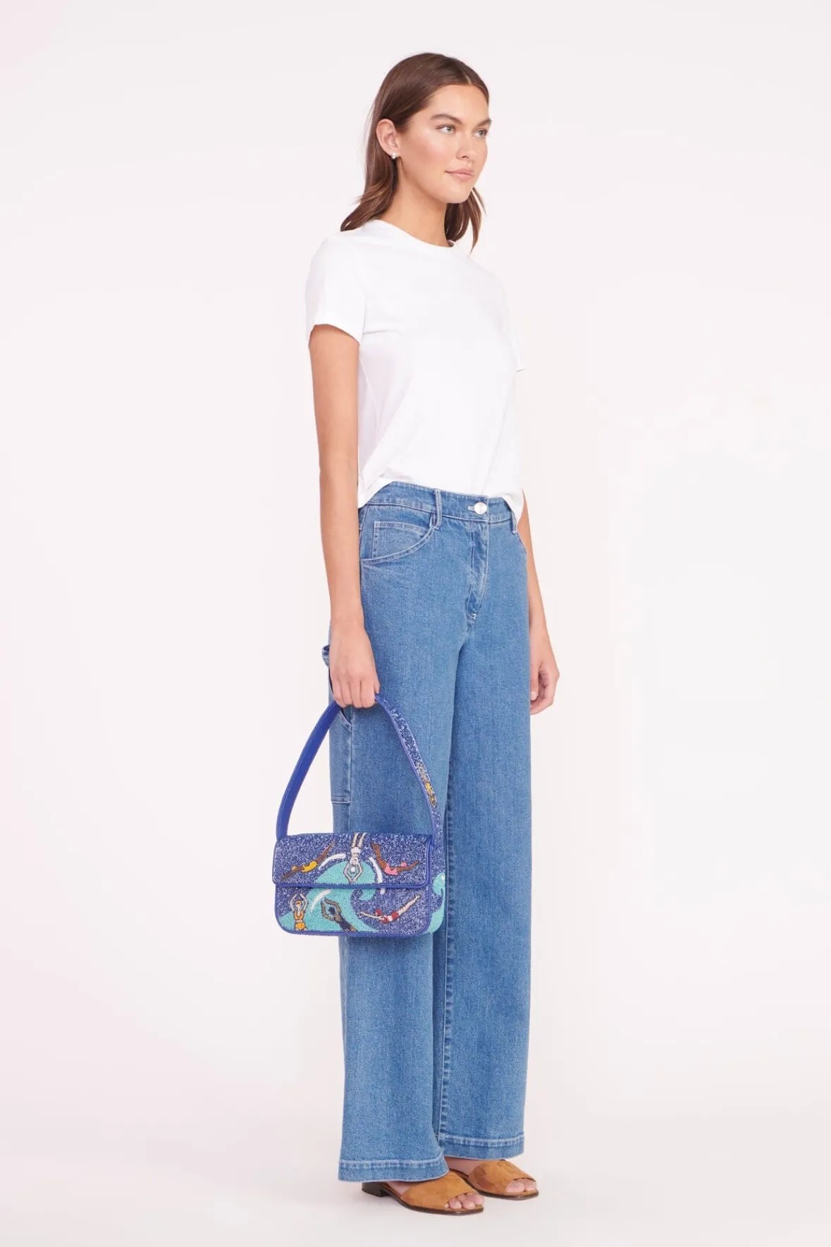 Beaded|Tommy<STAUD TOMMY BEADED BAG SWIMMERS