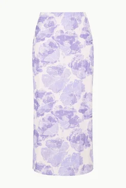 Best Sellers|Skirts<STAUD TREY SKIRT ANTIQUE PRESSED FLOWERS ANTIQUEPRESSEDFLOWERS