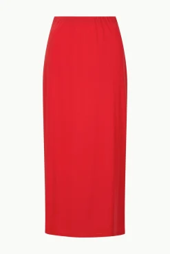Skirts<STAUD TREY SKIRT  RED ROSE REDROSE