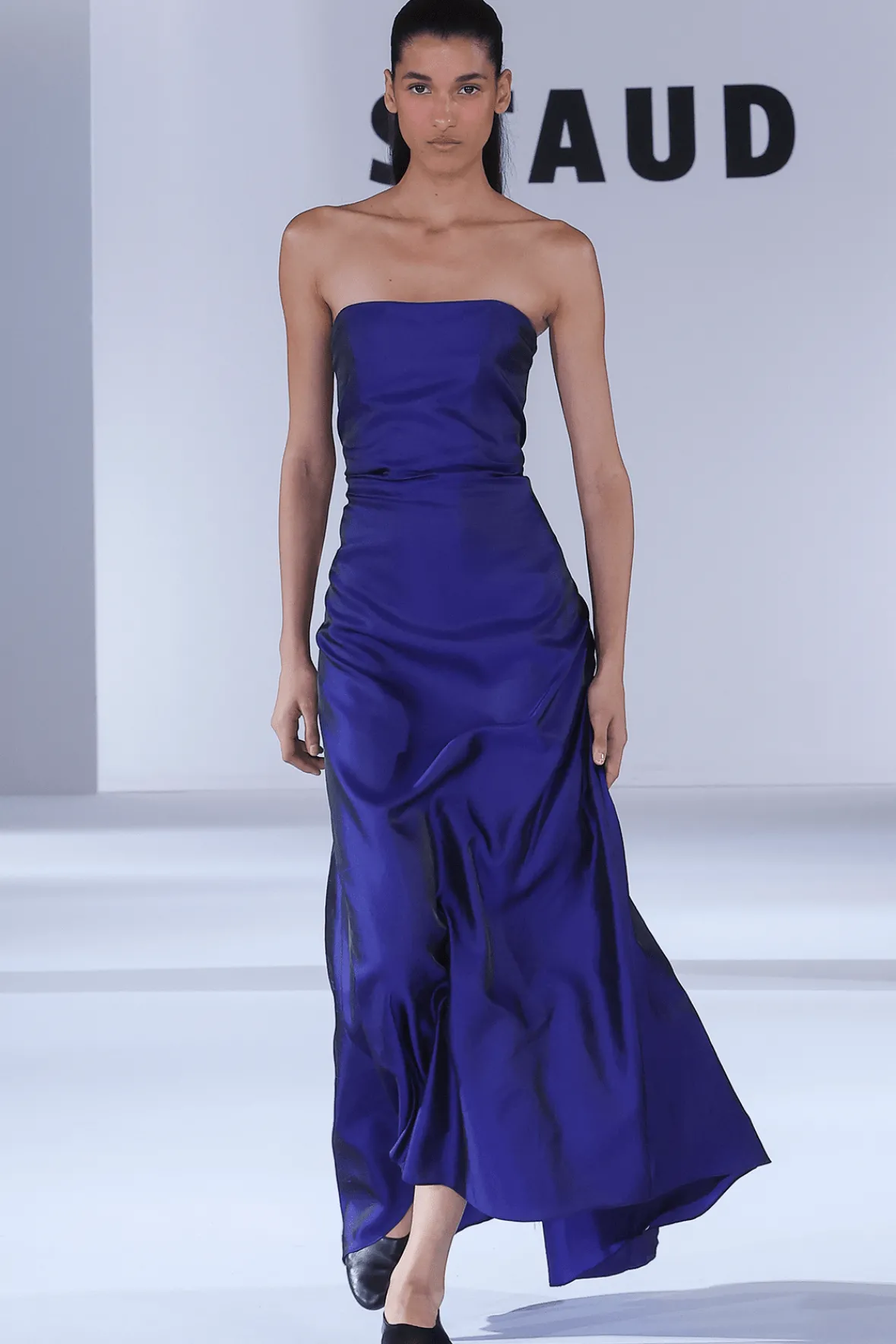 The Evening Edit|Dresses<STAUD TULLIO GOWN VIOLET