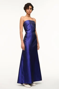 The Evening Edit|Dresses<STAUD TULLIO GOWN VIOLET