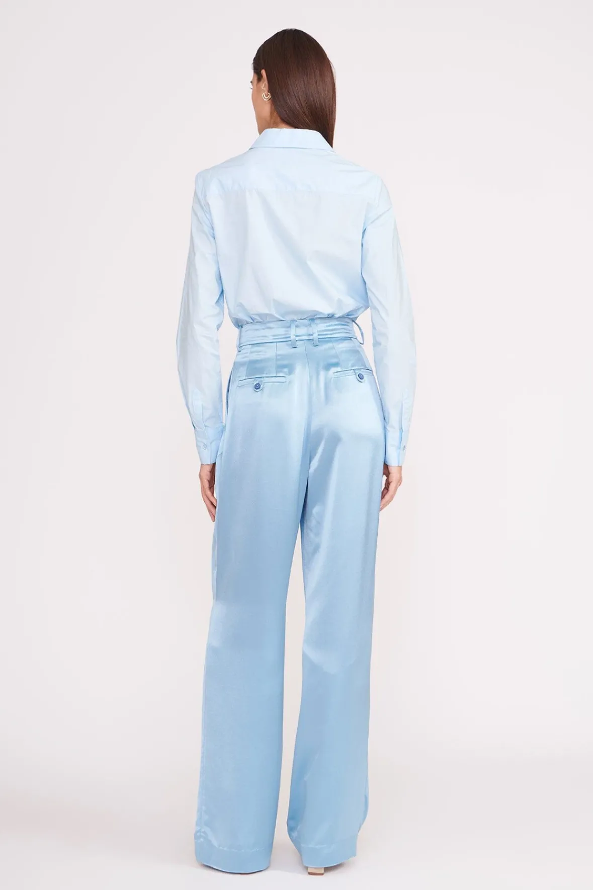 Tops<STAUD TWIGGY BODYSUIT FRENCH BLUE FRENCHBLUE