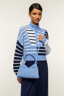 Shoulder|Valerie<STAUD VALERIE SHOULDER BAG  BLUE HYDRANGEA BLUEHYDRANGEA