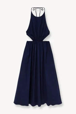 Poplin Shop<STAUD VANESSA DRESS   NAVY