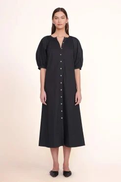 Poplin Shop|Dresses<STAUD VINCENT DRESS   BLACK