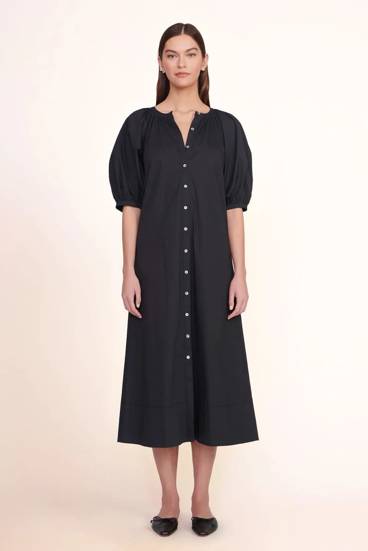 Poplin Shop|Dresses<STAUD VINCENT DRESS BLACK