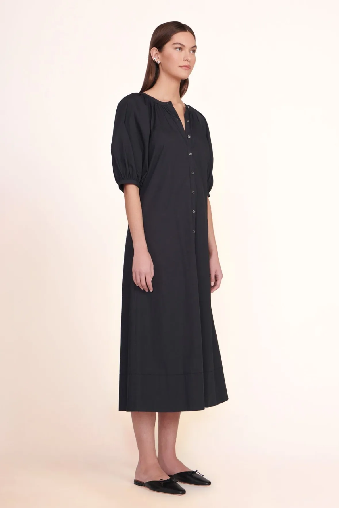 Poplin Shop|Dresses<STAUD VINCENT DRESS BLACK