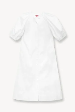Poplin Shop|Dresses<STAUD VINCENT DRESS   WHITE