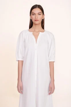 Poplin Shop|Dresses<STAUD VINCENT DRESS   WHITE