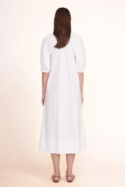 Poplin Shop|Dresses<STAUD VINCENT DRESS   WHITE