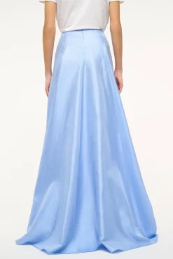 The Evening Edit|Skirts<STAUD VINCENZO SKIRT   PERIWINKLE