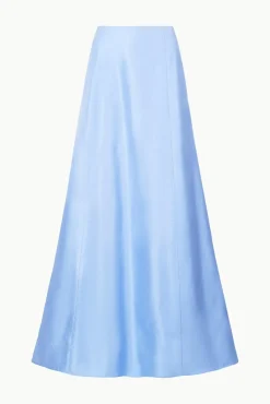 The Evening Edit|Skirts<STAUD VINCENZO SKIRT   PERIWINKLE
