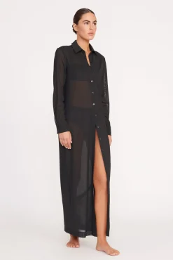 Cover-Ups<STAUD VITA DRESS   BLACK