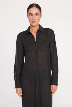 Cover-Ups<STAUD VITA DRESS   BLACK