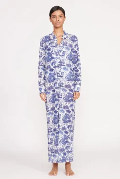 Cover-Ups<STAUD VITA DRESS  BLUE TOILE BLUETOILE