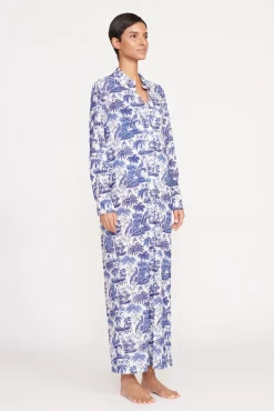 Cover-Ups<STAUD VITA DRESS BLUE TOILE BLUETOILE