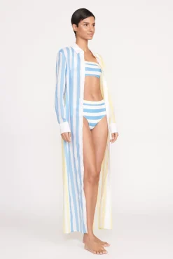 Cover-Ups<STAUD VITA DRESS BUTTERCUP SEASHORE STRIPE BUTTERCUPSEASHORESTRIPE