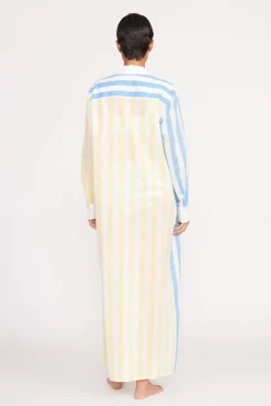 Cover-Ups<STAUD VITA DRESS BUTTERCUP SEASHORE STRIPE BUTTERCUPSEASHORESTRIPE
