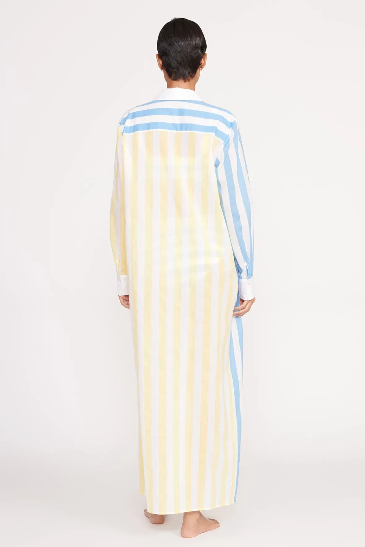Cover-Ups<STAUD VITA DRESS BUTTERCUP SEASHORE STRIPE BUTTERCUPSEASHORESTRIPE