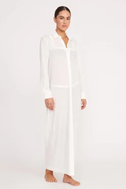 Cover-Ups<STAUD VITA DRESS   WHITE