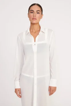 Cover-Ups<STAUD VITA DRESS   WHITE