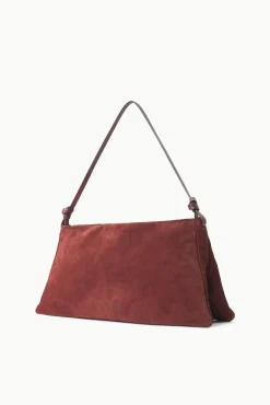 Shoulder<STAUD VIVI SHOULDER BAG  MAHOGANY SUEDE MAHOGANYSUEDE